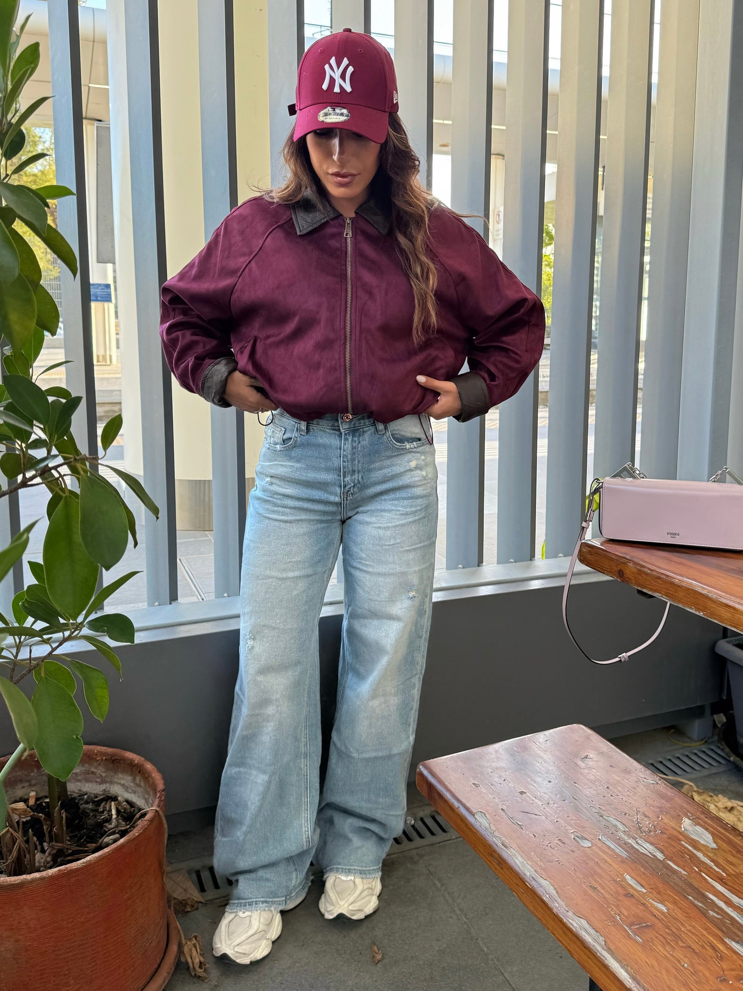 Bomberino Scamosciato Bordeaux