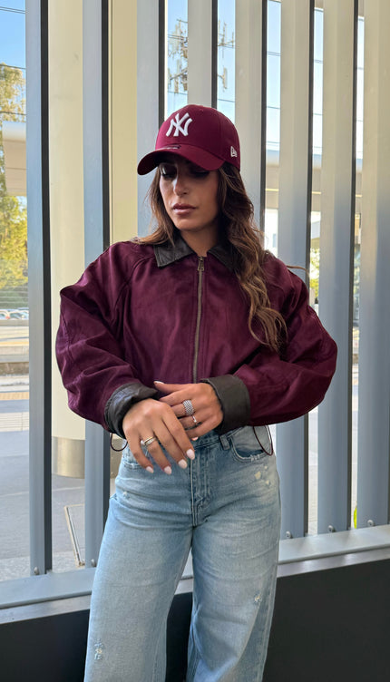 Bomberino Scamosciato Bordeaux