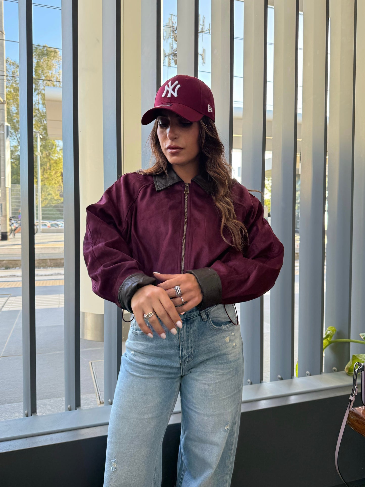 Bomberino Scamosciato Bordeaux