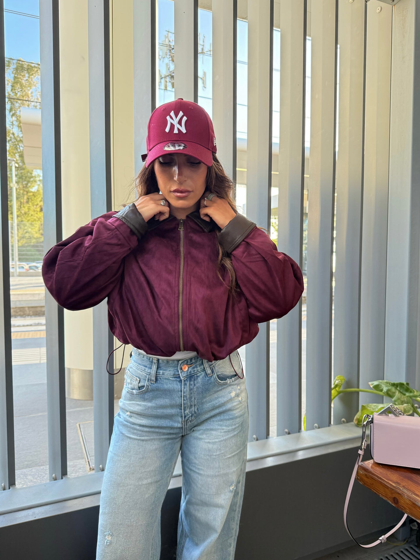 Bomberino Scamosciato Bordeaux