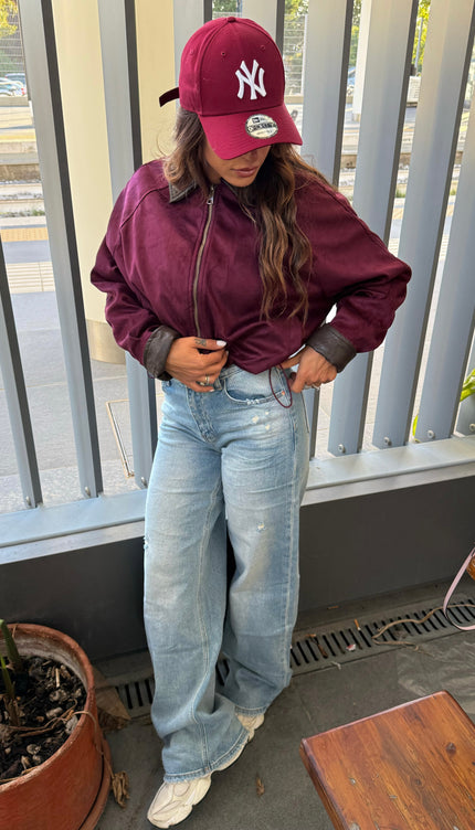 Bomberino Scamosciato Bordeaux