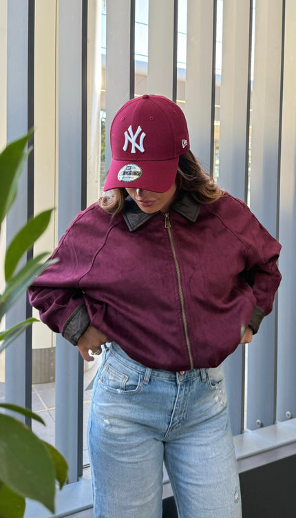 Bomberino Scamosciato Bordeaux