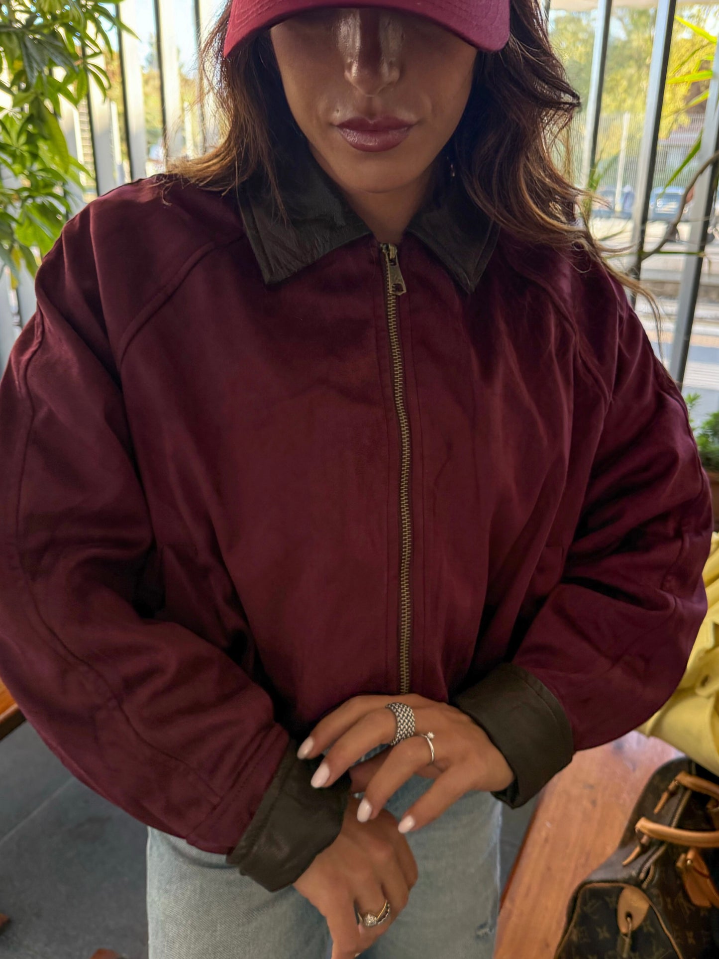 Bomberino Scamosciato Bordeaux