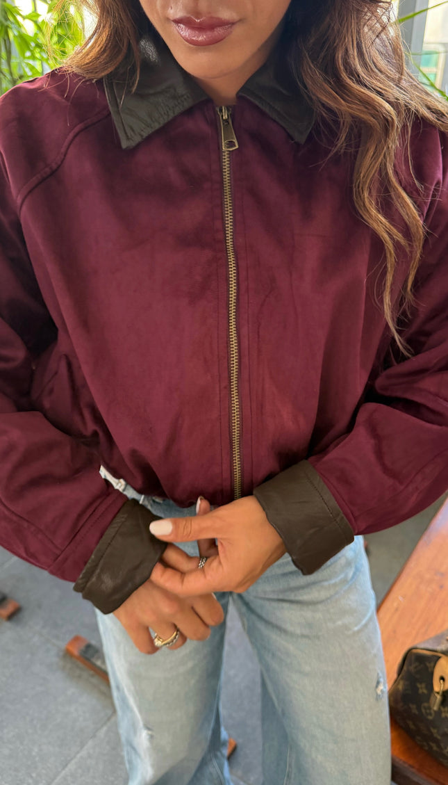 Bomberino Scamosciato Bordeaux