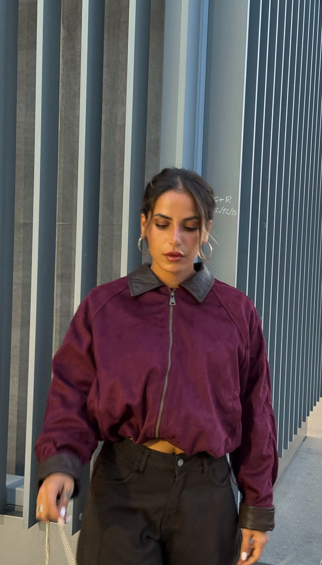 Bomberino Scamosciato Bordeaux