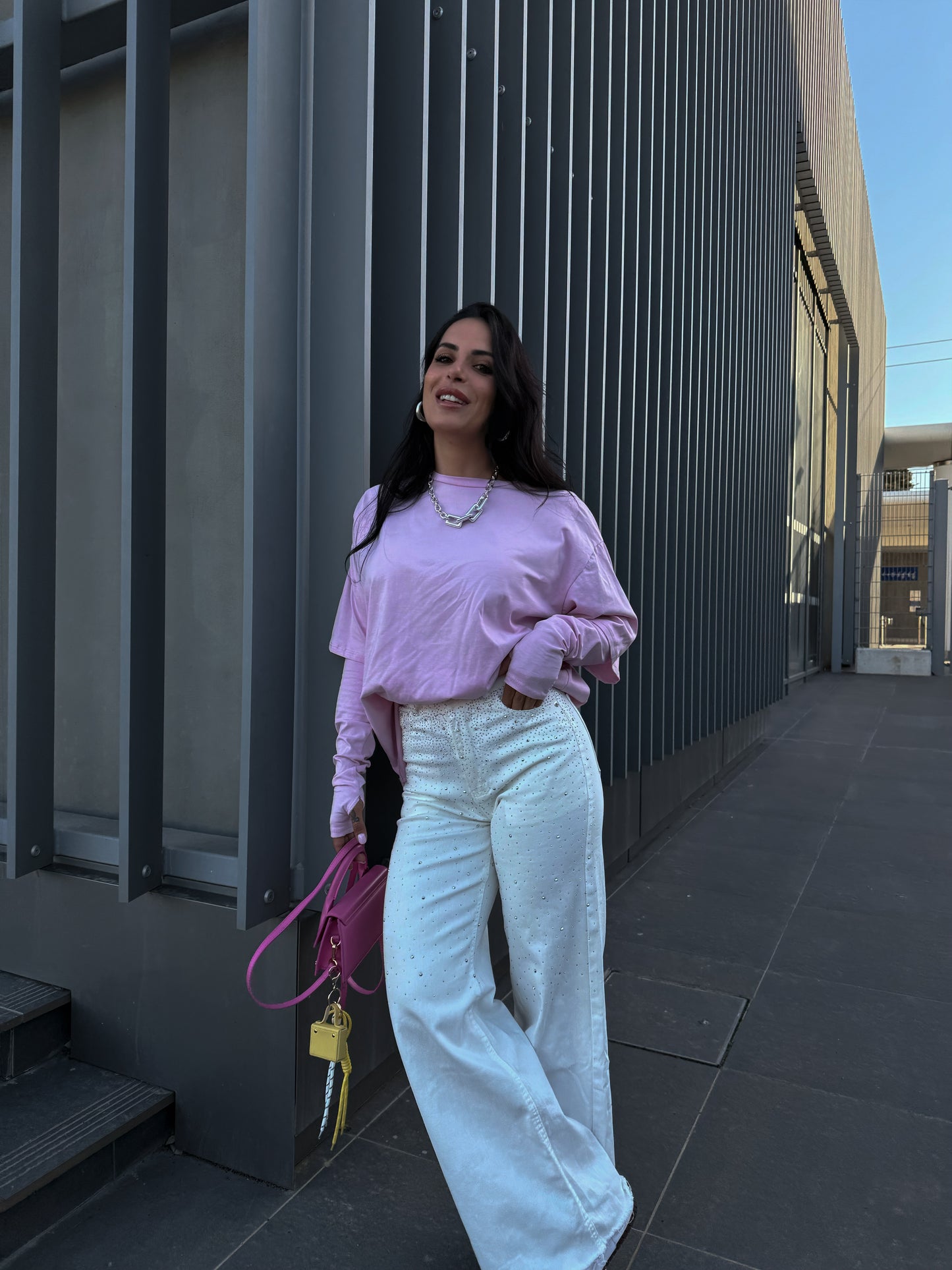 Pantalone Bianco Scintillio