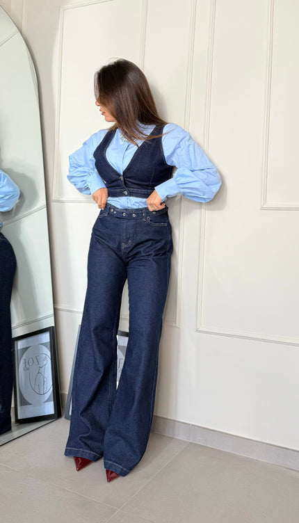 Coordinato Victoria Denim Scuro