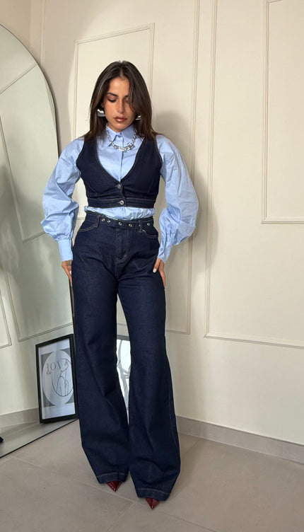 Camicia Basic 2.0 Azzurra