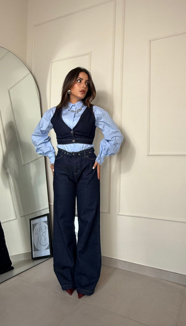 Coordinato Victoria Denim Scuro