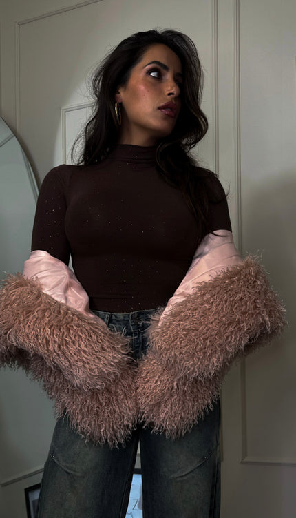 Lupetto Shine Marrone