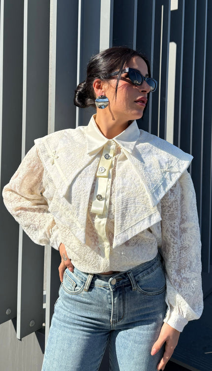 Camicia Panna Elodie