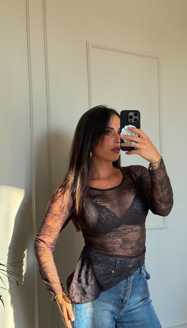 Maglia semitrasparente Lola