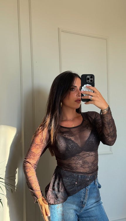 Maglia semitrasparente Lola