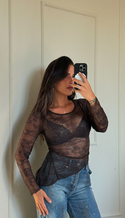 Maglia semitrasparente Lola