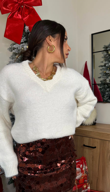 Maglione Oversize Panna