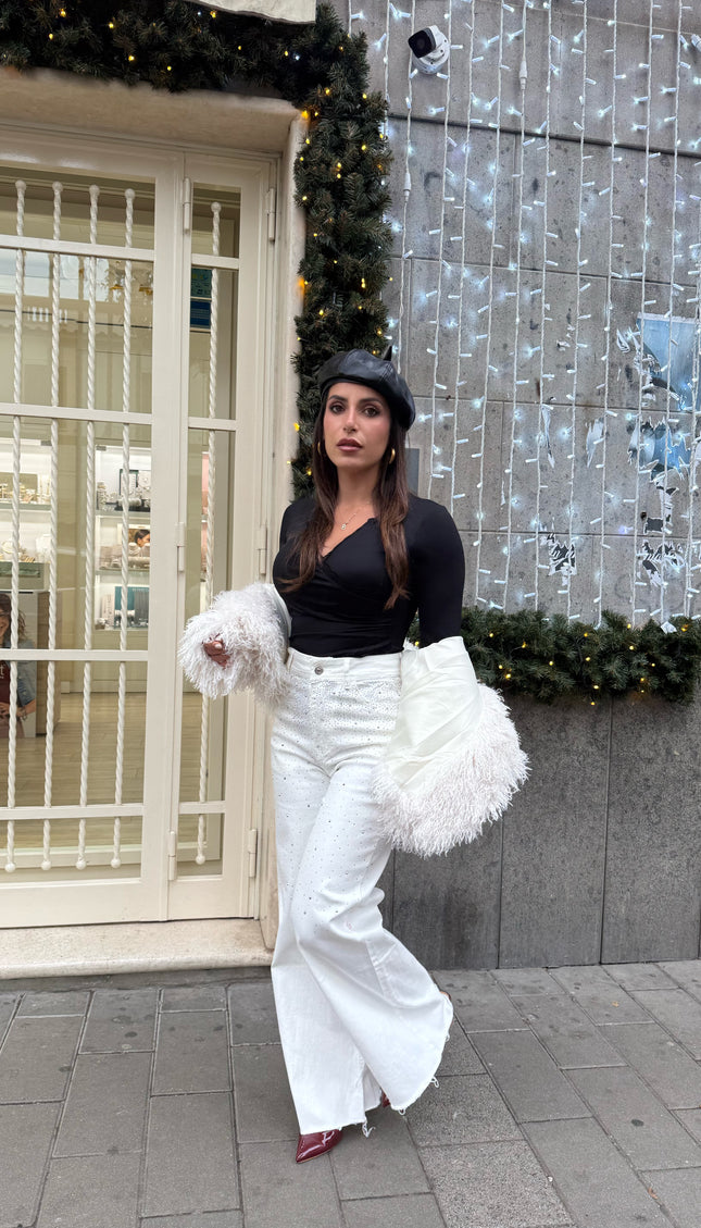 Pantalone Bianco Scintillio