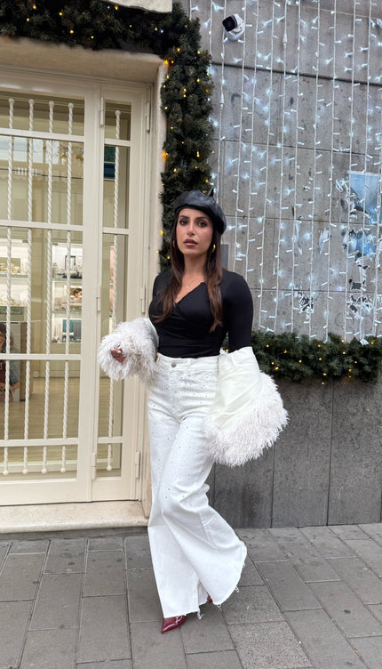 Pantalone Bianco Scintillio