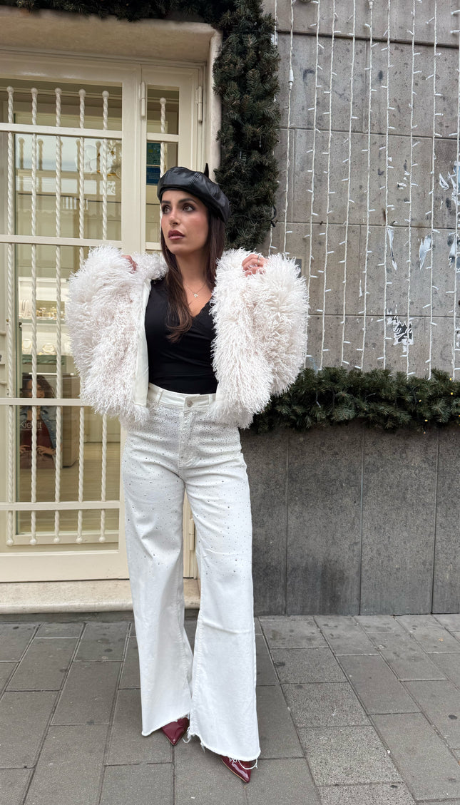 Pantalone Bianco Scintillio