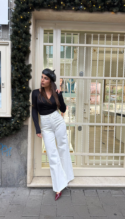 Pantalone Bianco Scintillio