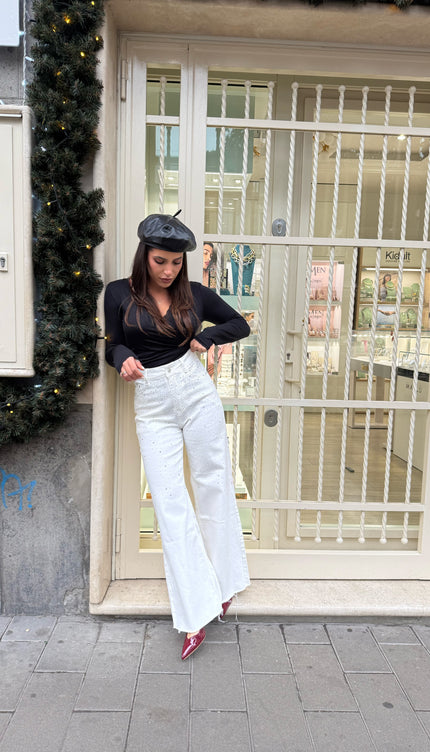 Pantalone Bianco Scintillio