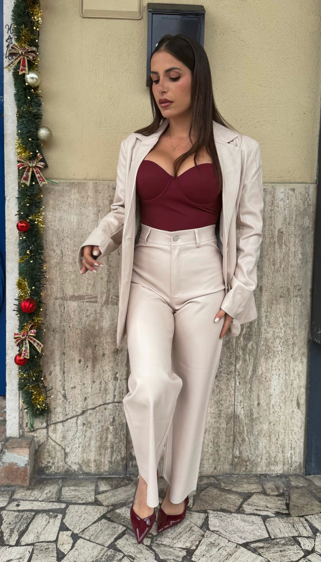 Blazer Eco pelle Susanna