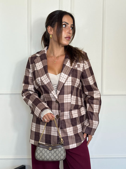 Blazer Oversize Quadri