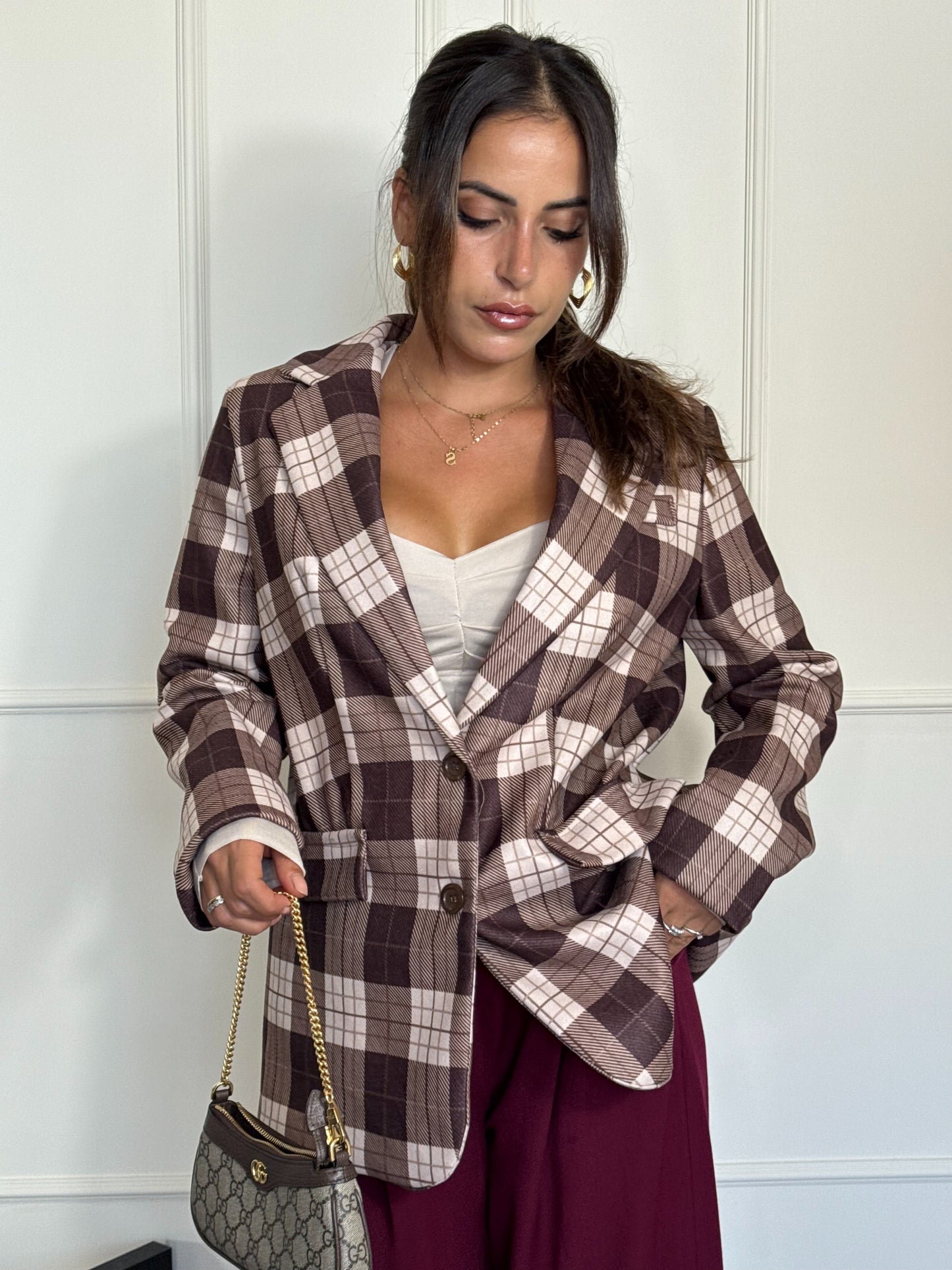 Blazer Oversize Quadri