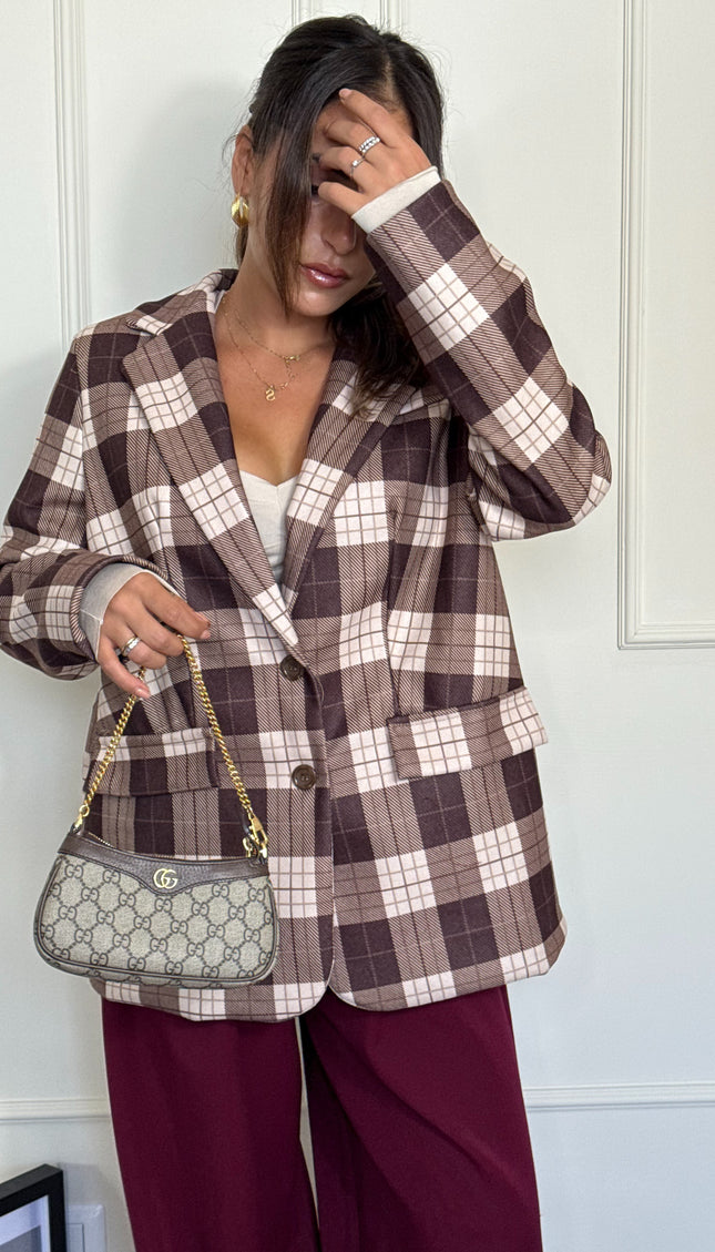 Blazer Oversize Quadri
