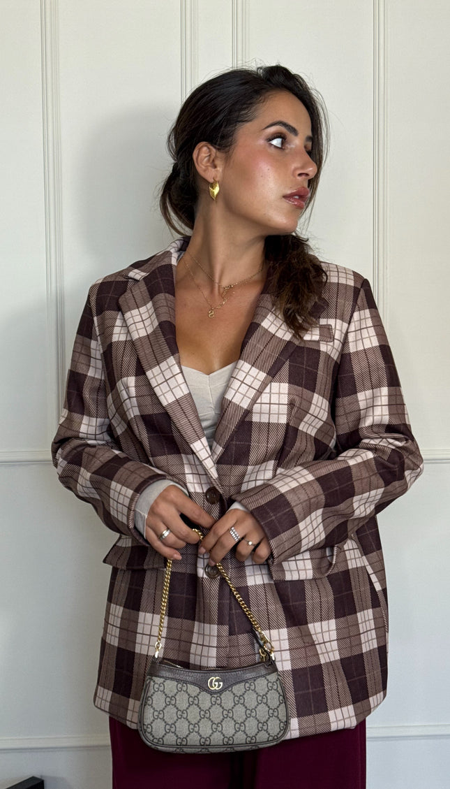 Blazer Oversize Quadri