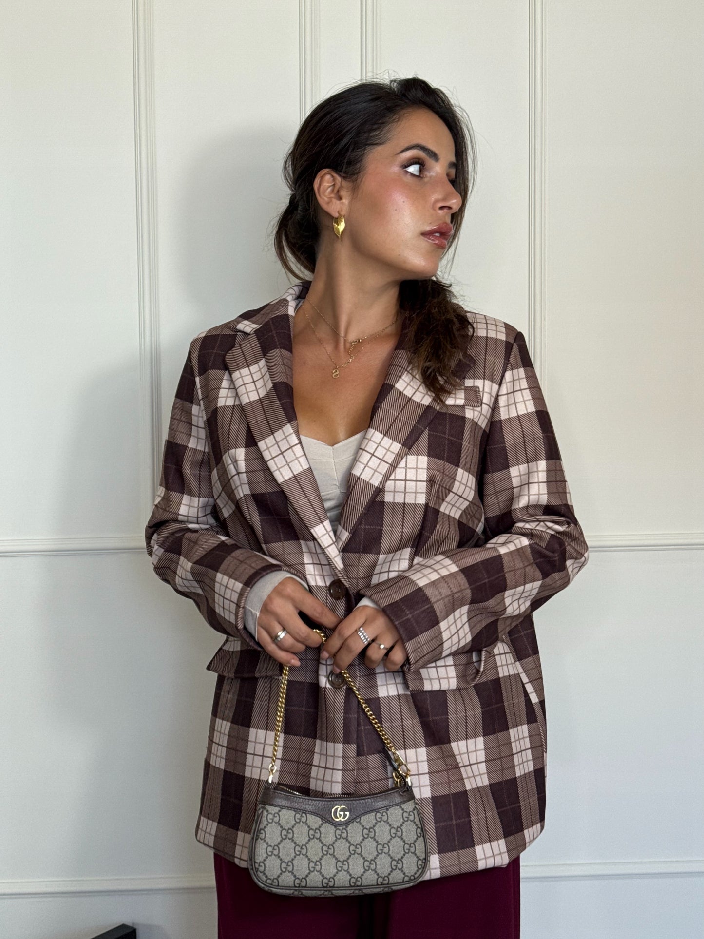 Blazer Oversize Quadri