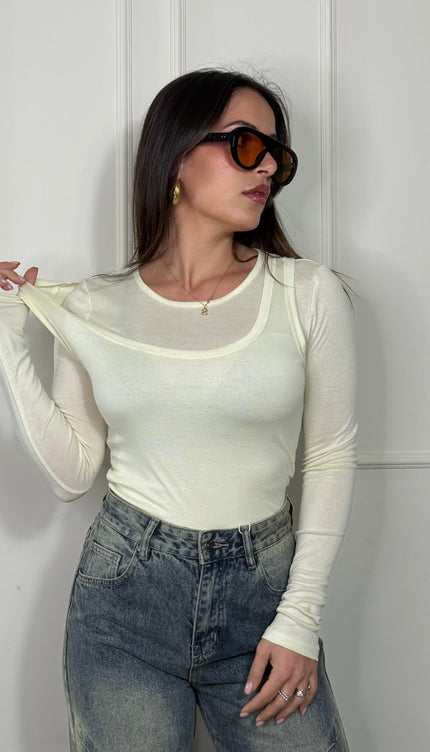 Maglia Basic Alma Lime