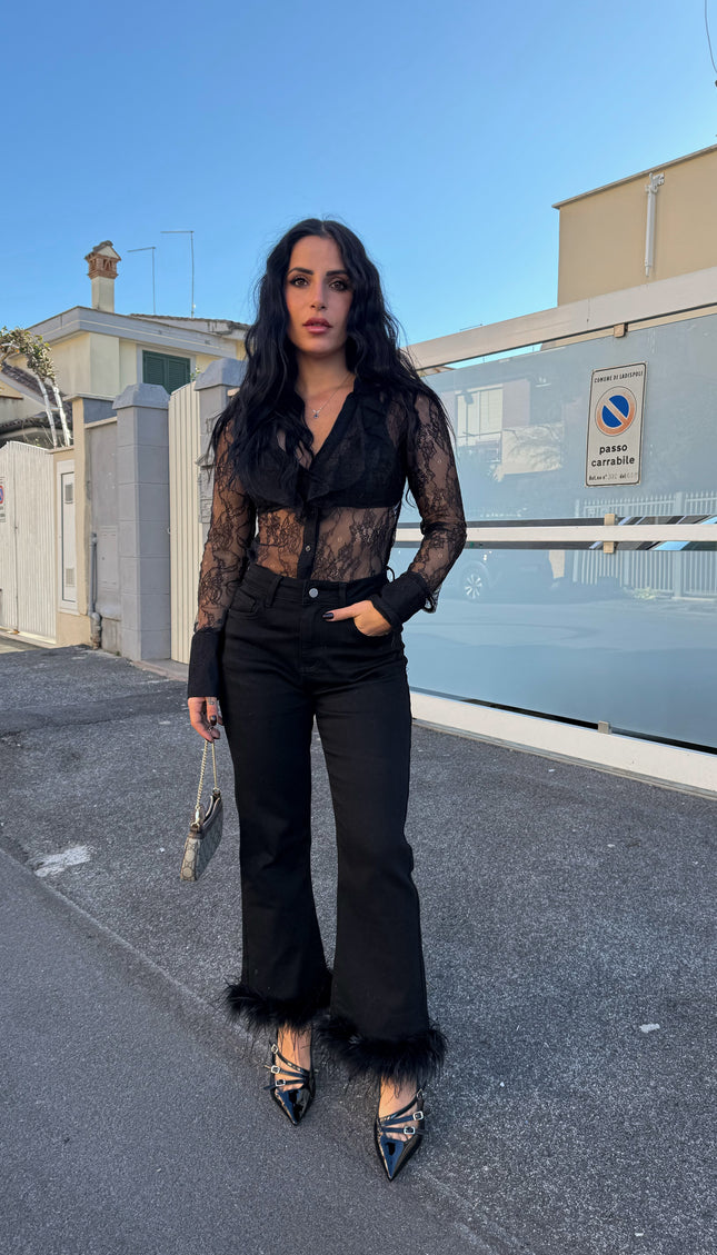 Pantalone Lumina piume