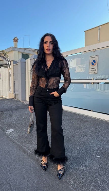 Pantalone Lumina piume