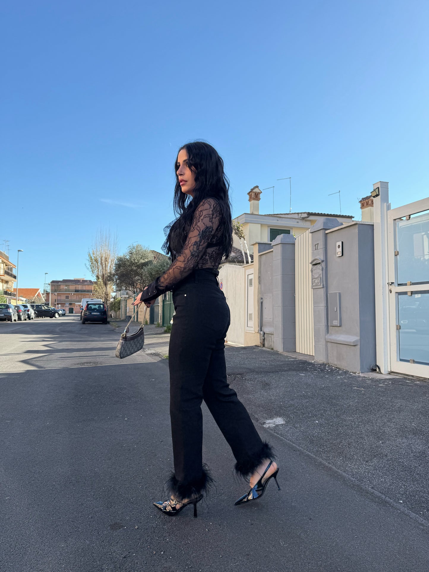 Pantalone Lumina piume