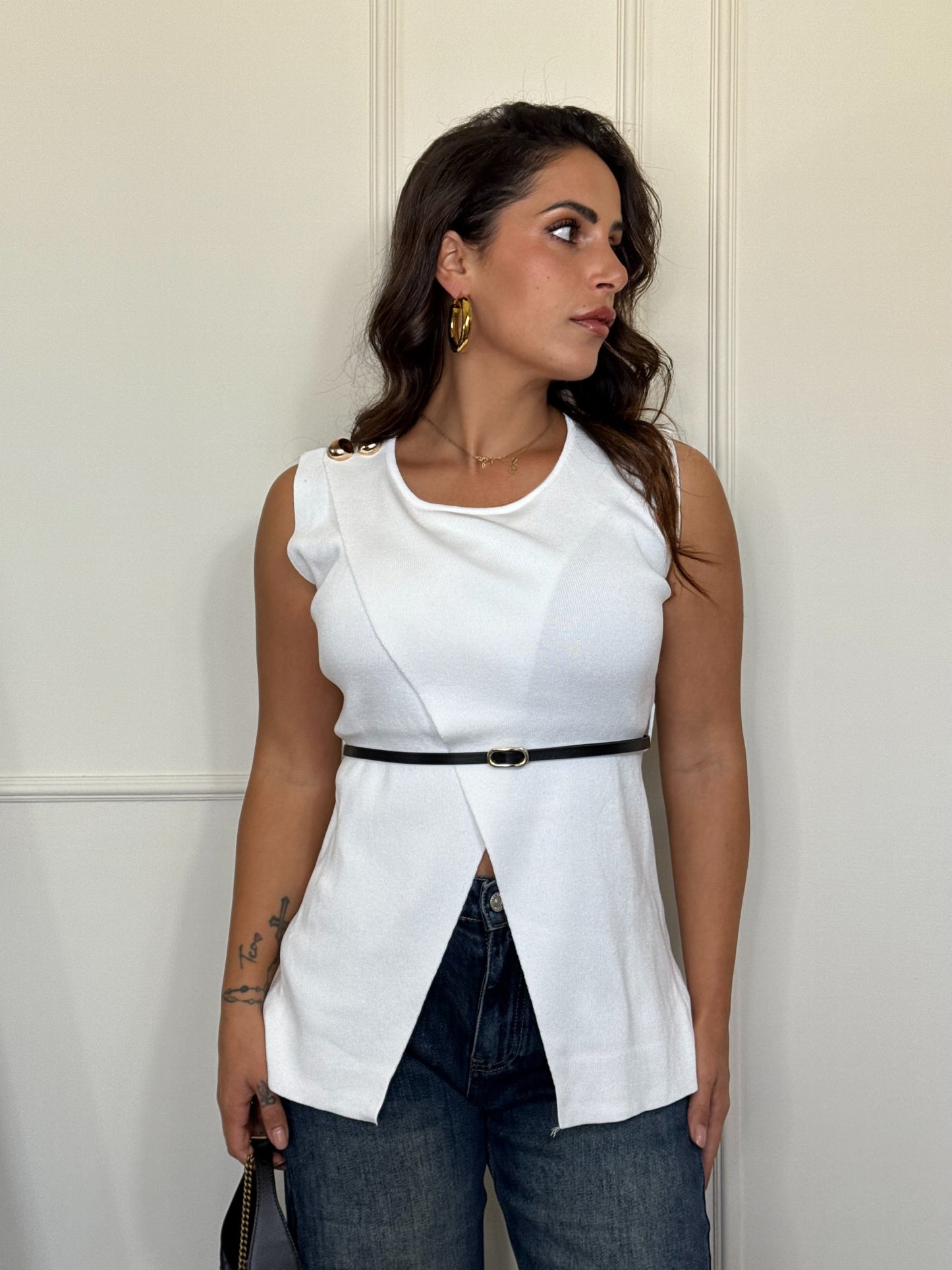 Gilet Con Cinturino Sophia