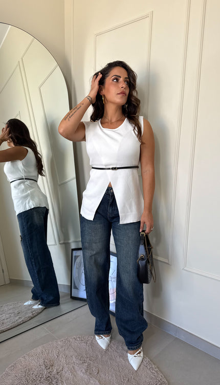 Gilet Con Cinturino Sophia