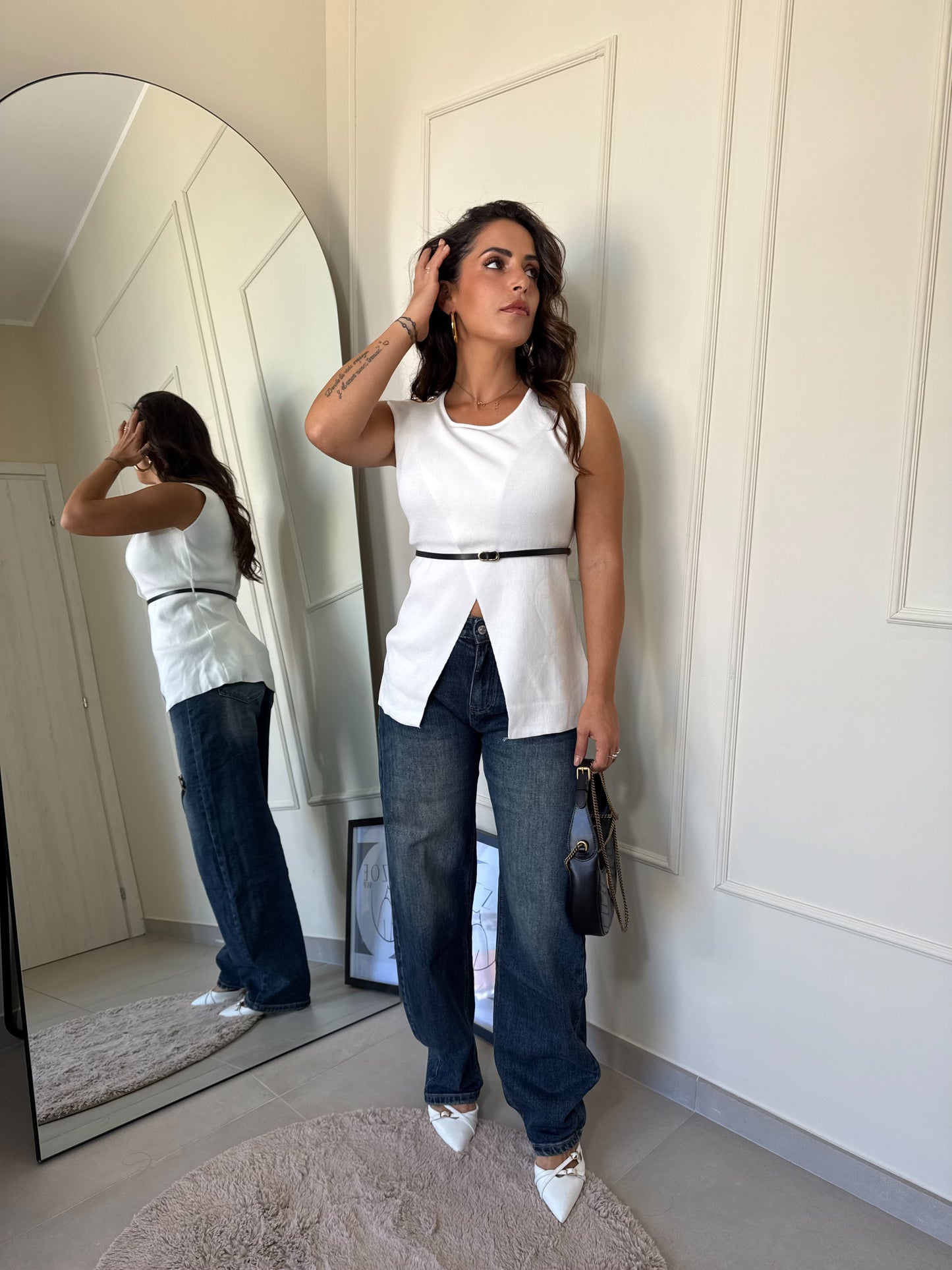 Gilet Con Cinturino Sophia