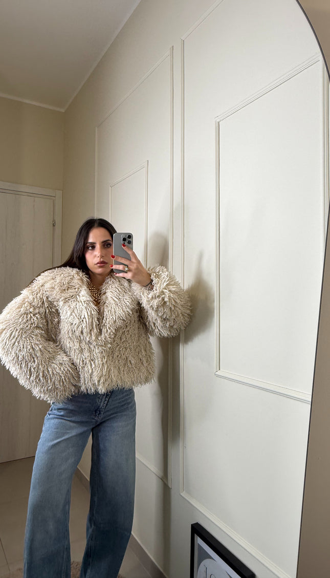 Pelliccia Mongolia Beige