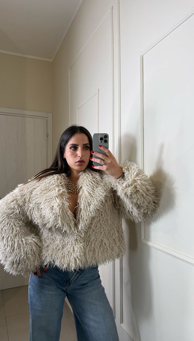 Pelliccia Mongolia Beige