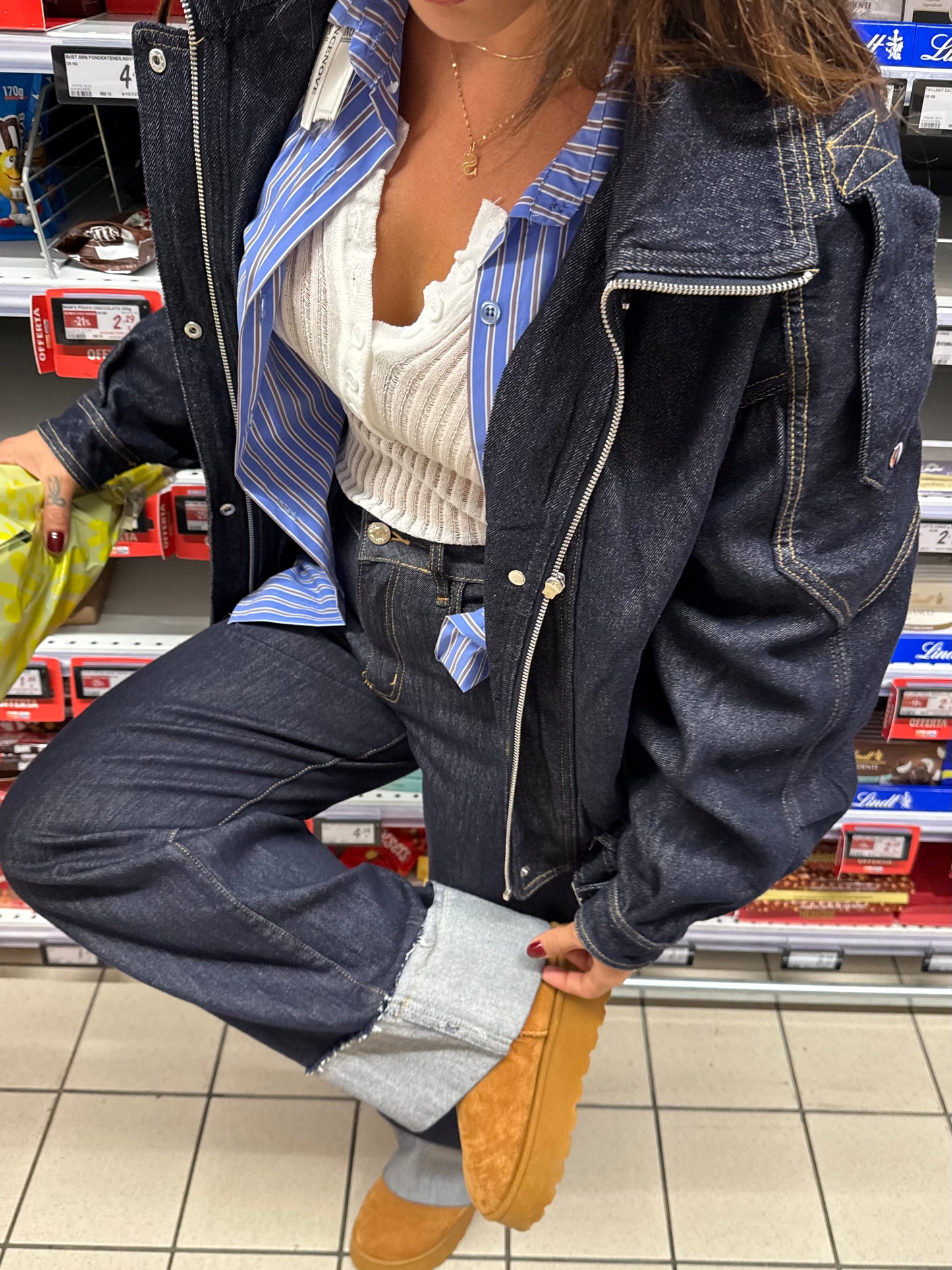 Bomber In Denim