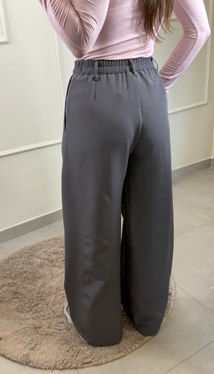 Pantalone Palazzo Just West Grigio